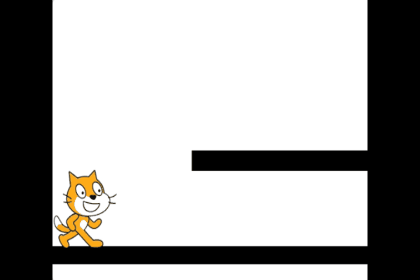 Scratch3 0 移動しながらジャンプして高さの違う床に着地する方法 プログラミングブログ